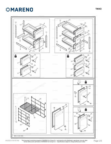 Pièces détachées MARENO TRKF30PA 