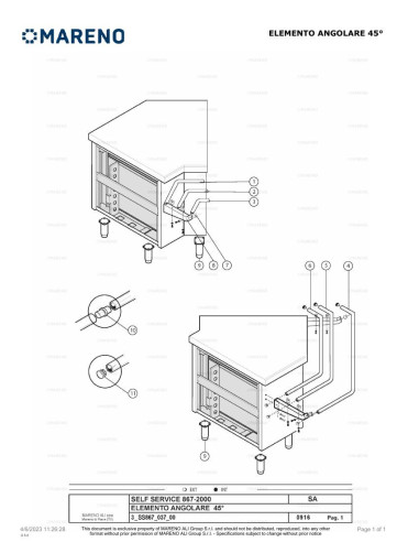 Pièces détachées MARENO SAE90 