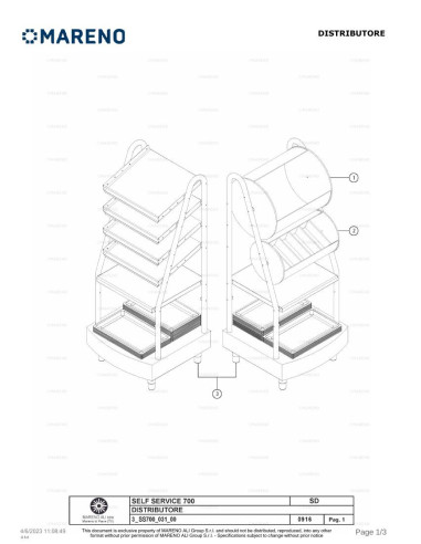 Pièces détachées MARENO SDCB7 