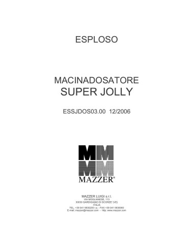 Pièces détachées MAZZER SUPER-JOLLY (200612-) Annee 200612- 