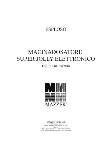 Pièces détachées MAZZER SUPER-JOLLY-ELETTRONICO (201006-) Annee 201006- 