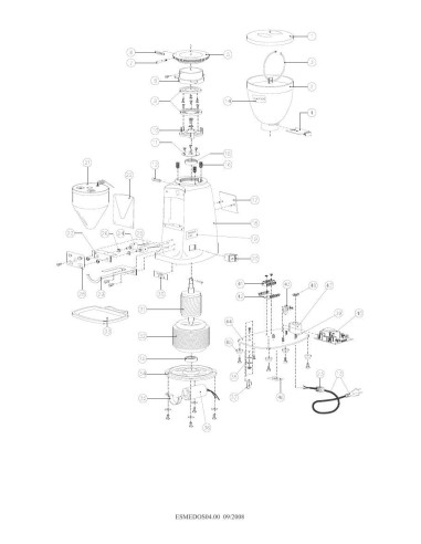 Pièces détachées MAZZER MINI ELETTRONICO A Annee 2008 