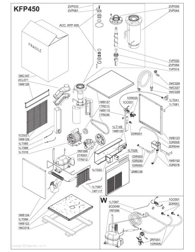 Pièces détachées MIGEL KFP450 Annee 2010 