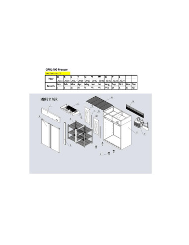 Pièces détachées METRO AG GFR1400 