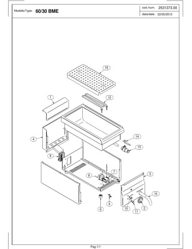 Pièces détachées MODULAR 60-30-BME Annee 05-2013 