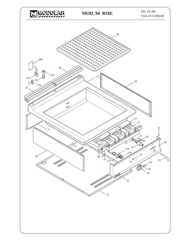 Pièces détachées MODULAR 94-BME Annee 01-2008 