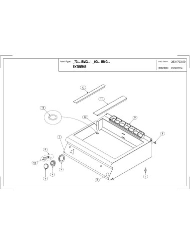 Pièces détachées MODULAR 90-BMG Annee 2014 