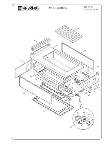 Pièces détachées MODULAR 92-BMG Annee 2008 