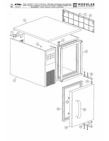 Pièces détachées MODULAR ATS03 Annee 0 