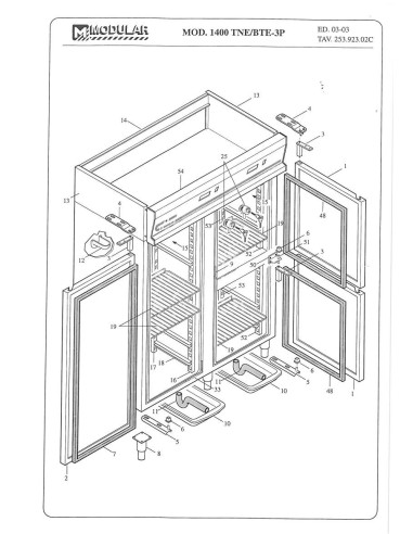 Pièces détachées MODULAR BTE-3P Annee 2003 