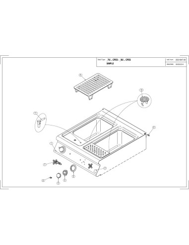 Pièces détachées MODULAR 70-CPES Annee 2014 