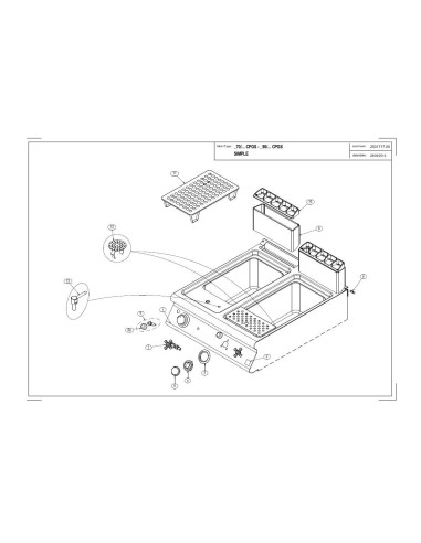 Pièces détachées MODULAR 70-CPGS Annee 2014 