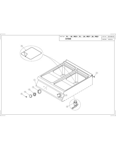 Pièces détachées MODULAR 70-FRE13 Annee 2014 