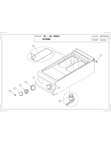 Pièces détachées MODULAR 70-FRE8-8 Annee 2014 