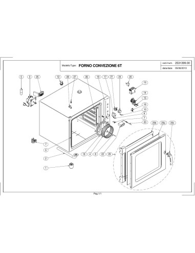 Pièces détachées MODULAR 6T Annee 2013 