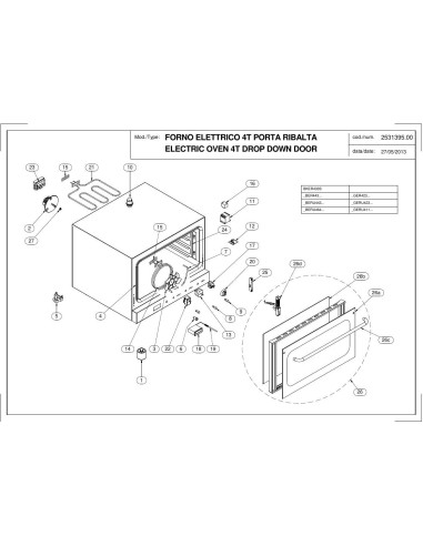 Pièces détachées MODULAR BERU464 Annee 2013 