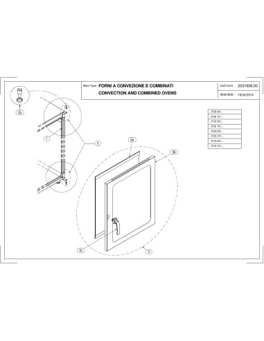 Pièces détachées MODULAR FCG051 Annee 2014 