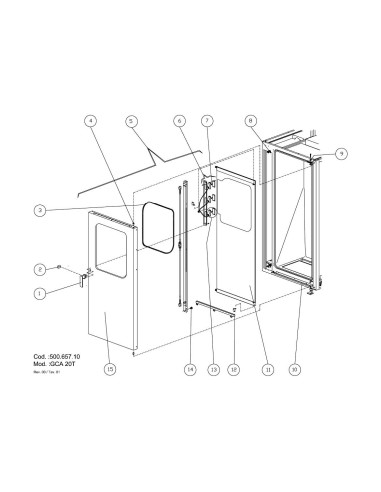 Pièces détachées MODULAR GCA20T Annee 2004 