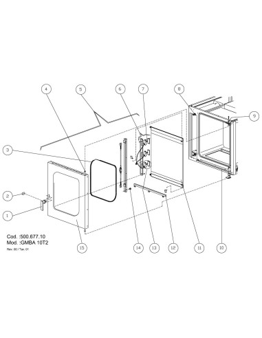 Pièces détachées MODULAR GMBA10T2 Annee 2004 