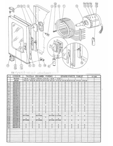 Pièces détachées MODULAR HWM-20G AV Annee 0 