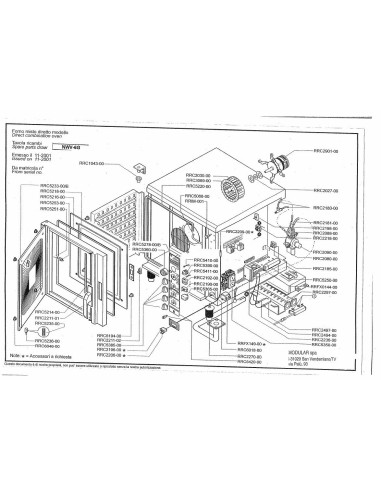 Pièces détachées MODULAR NWV-6G Annee 2001 