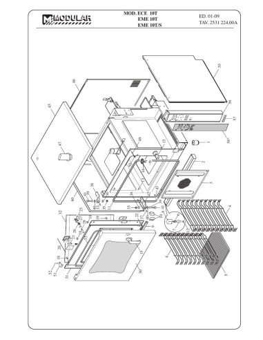 Pièces détachées MODULAR ECE10T Annee 2004 