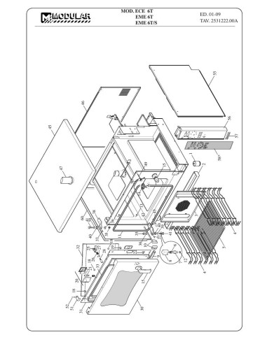 Pièces détachées MODULAR ECE6T Annee 2004 