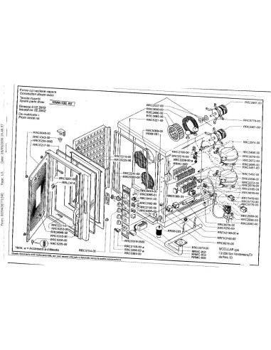 Pièces détachées MODULAR NWM-10E-AV Annee 2002 