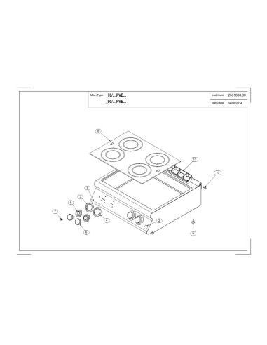 Pièces détachées MODULAR 90-PVE Annee 2014 