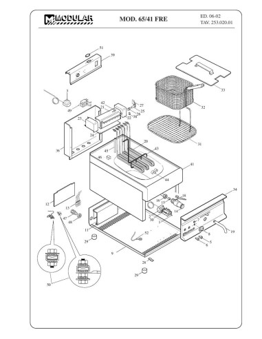 Pièces détachées MODULAR 65-41FRE Annee 2002 