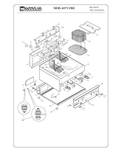 Pièces détachées MODULAR 65-71FRE Annee 2002 