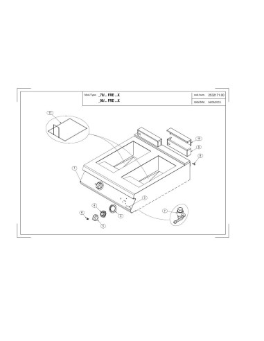 Pièces détachées MODULAR 70-FRE Annee 2015 