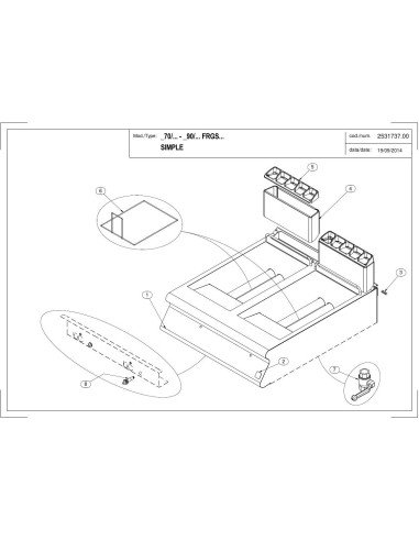 Pièces détachées MODULAR 70-FRGS Annee 2014 