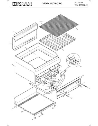 Pièces détachées MODULAR 65-70GRG Annee 1999 