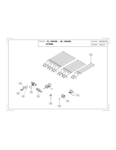 Pièces détachées MODULAR 70-GRACQE Annee 2014 