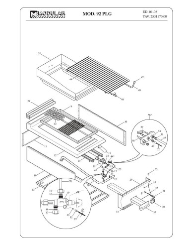 Pièces détachées MODULAR 92-PLG Annee 2008 