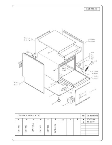 Pièces détachées MODULAR OPT410A Annee 2006 