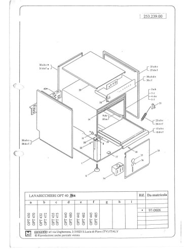 Pièces détachées MODULAR OPT430 Annee 0 