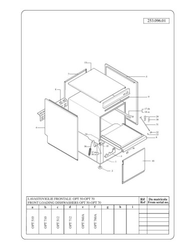 Pièces détachées MODULAR OPT510 Annee 2006 