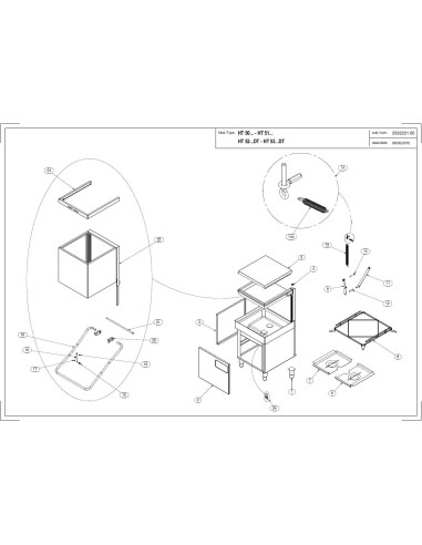 Pièces détachées MODULAR HT50 Annee 2015 