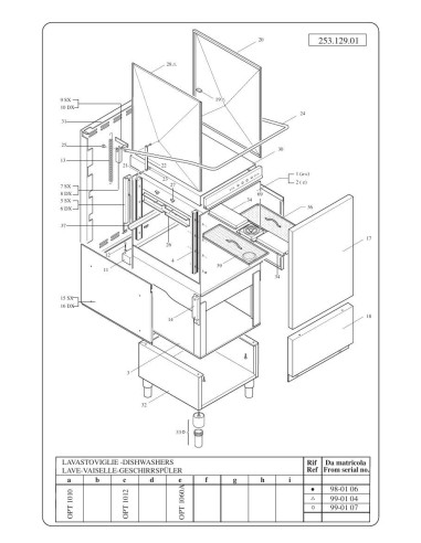 Pièces détachées MODULAR OPT1010 Annee 2006 