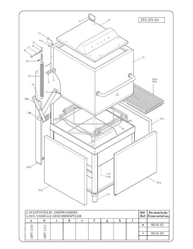 Pièces détachées MODULAR OPT1210 Annee 2006 