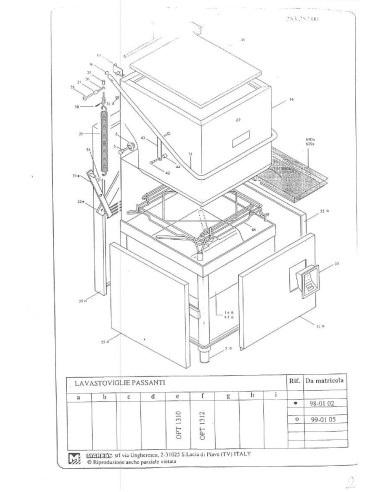 Pièces détachées MODULAR OPT1310 Annee 0 