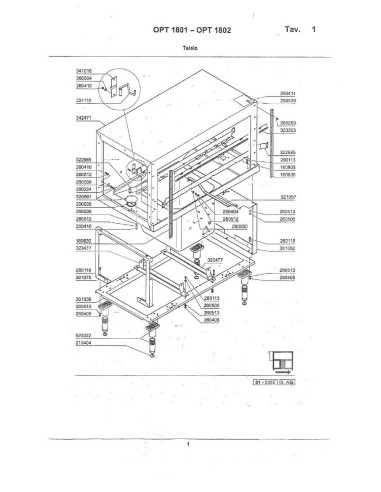 Pièces détachées MODULAR OPT1801 Annee 2005 