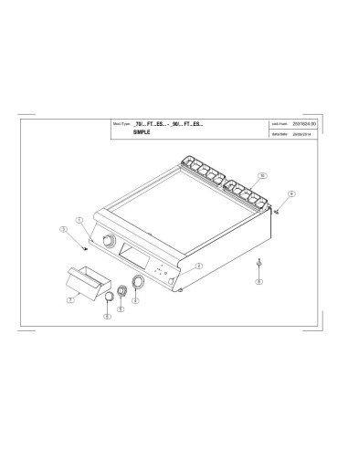 Pièces détachées MODULAR 70-FTE Annee 2014 