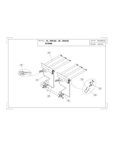 Pièces détachées MODULAR 70-GRACQG Annee 2014 