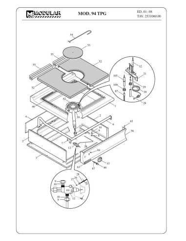 Pièces détachées MODULAR 94-TPG Annee 2008 