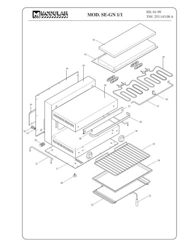 Pièces détachées MODULAR SE-GN1-1 Annee 1999 