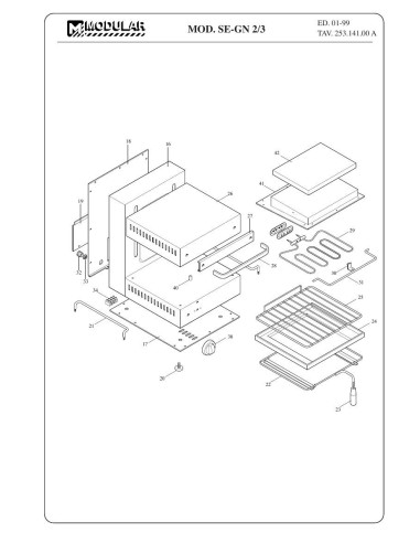 Pièces détachées MODULAR SE-GN2-3 Annee 1999 