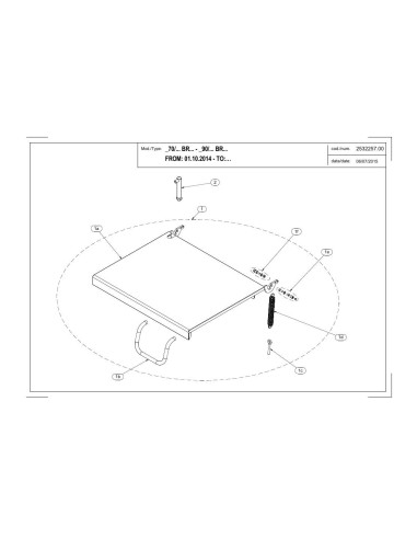 Pièces détachées MODULAR 70-BRE Annee 2015 